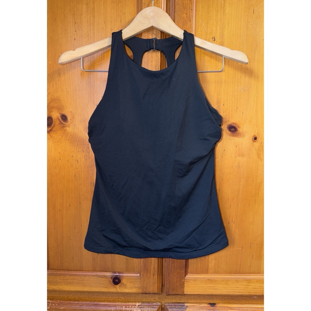 Athleta Tankini Swim Top Bra Racerback Women's 34B 34C Swimsuit Beach Swimming